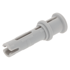 Eredeti, új LEGO technic 3 hosszú pin  végén tengely-csatlakozóval, világosszürke (32054) - a működő szerkezetekhez