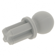 LEGO technic tengely-csatlakozó gömb véggel, világosszürke (2736) --- Debrecenben raktáron!