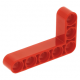 LEGO technic emelőkar 3×5 90°-ban hajlítva, piros (32526)