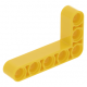LEGO technic emelőkar 3×5 90°-ban hajlítva, sárga (32526)