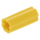 LEGO technic tengely-csatlakozó 2 hosszú, sárga (6538c)