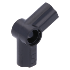 LEGO technic 112,5°-os tengely és pin csatlakozó #5, fekete (32015)