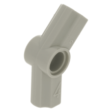 LEGO technic 135°-os tengely és pin csatlakozó #4, világosszürke (32192)