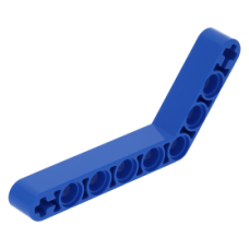 LEGO technic emelőkar 1x9 hajlítva 53°-ban (6-4), kék (6629) LEGO technic emelőkar 1x9 hajlítva 53°-ban (6-4), kék (6629)
