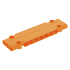 LEGO technic fal/panel elem 3×11×1, narancssárga (15458)