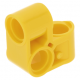 LEGO technic merőleges 3 pin csatlakozó 2×2 (keresztblokk), sárga (44809)