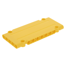 LEGO technic fal/panel elem 5×11×1, sárga (64782)