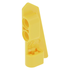 LEGO technic fal/panel elem balos #22 'A'oldal 2×5, sárga (11947)