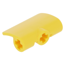 LEGO technic fal/panel elem íves 2×3×1, sárga (71682)