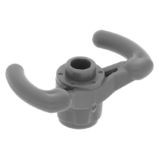 Eredeti, új LEGO technic sportkormány, sötétszürke (40001) - speciális jármű alkatrész