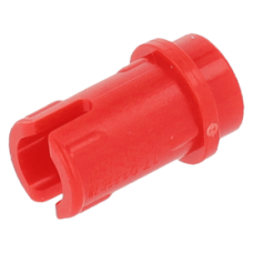 LEGO fél pin csatlakozó bütyökkel, piros (89678)