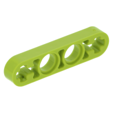 LEGO technic emelőkar 1 × 4 vékony, lime (32449)
