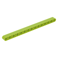 LEGO technic emelőkar 1×15, lime (32278)