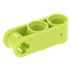 LEGO technic merőleges tengely és 2 pin csatlakozó 1×3 (keresztblokk), lime (42003)