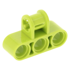 LEGO technic merőleges tengely és 3 pin csatlakozó 3×2 (keresztblokk), lime (63869)