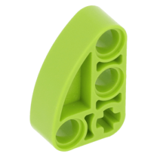 LEGO technic emelőkar 2×3 L-alakú íves összekötéssel, lime (71708)