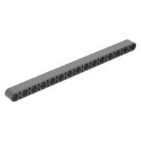 LEGO technic emelőkar 1x15, sötétszürke (32278)