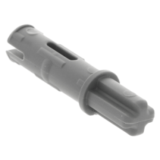 LEGO technic hosszú pin (3L) egyik végén 1 hosszú tengellyel, sötétszürke (11214)