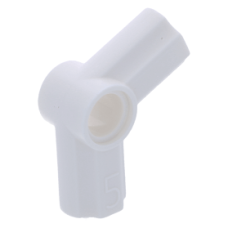 LEGO technic 112,5°-os tengely és pin csatlakozó #5, fehér (32015)