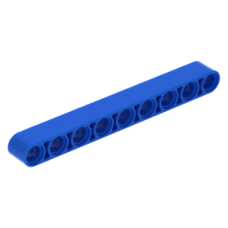 LEGO technic emelőkar 1×9, kék (40490)