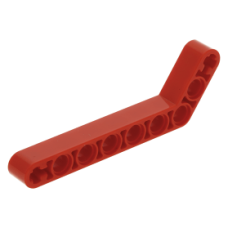 LEGO technic emelőkar 1×9 (7-3) hajlítva 53°-ban, piros (32271)