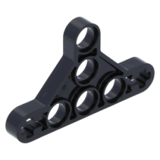 LEGO technic emelőkar 5×3 vékony háromszög alakú, fekete (99773)