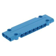 LEGO technic fal/panel elem 3×11×1, sötét azúrkék (15458)