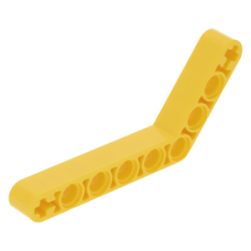 LEGO technic emelőkar 1x9 hajlítva 53°-ban (6-4), sárga (6629) LEGO technic emelőkar 1x9 hajlítva 53°-ban (6-4), sárga (6629)