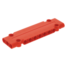 LEGO technic fal/panel elem 3×11×1, piros (15458)