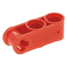 LEGO technic merőleges tengely és 2 pin csatlakozó 1×3 (keresztblokk), piros (42003)