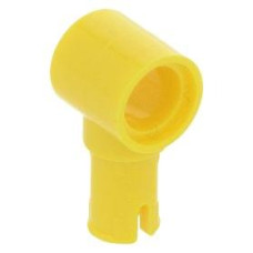 LEGO technic pin pin csatlakozóval, sárga (15100)