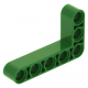 LEGO technic emelőkar 3×5 90°-ban hajlítva, zöld (32526)