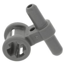 LEGO tengely-csatlakozó pneumatikus csatlakozókkal, sötétszürke (99021)