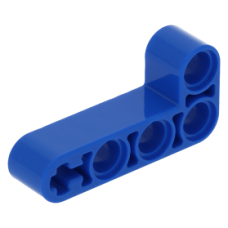 LEGO technic emelőkar 2×4 90°-ban hajlítva, kék (32140)