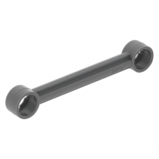 LEGO technic összekötő elem 1×6, sötétszürke (2739) --- Debrecenben raktáron!