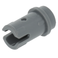 LEGO fél pin csatlakozó bütyökkel, sötétszürke (89678)