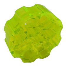 LEGO technic csatlakozó-blokk kerek 2db pin- és 3db tengely-csatlakozóval, átlátszó neonzöld (98585)