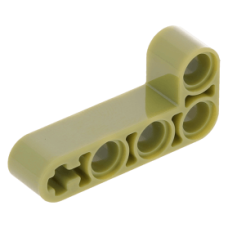 LEGO technic emelőkar 2×4 90°-ban hajlítva, olajzöld (32140)