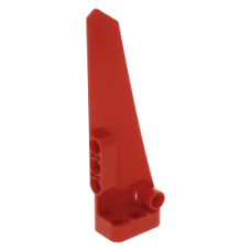 LEGO technic fal/panel elem balos #5 'A'oldal 3×11, piros (64681)