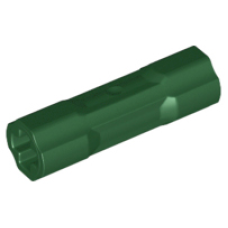 LEGO technic tengely-csatlakozó 3 hosszú, sötétzöld (26287)