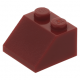 LEGO tetőelem 45°-os 2×2, sötétpiros (3039)