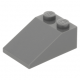 LEGO tetőelem 25°-os 2×3, sötétszürke (3298)