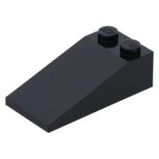 LEGO tetőelem 18°-os 4x2, fekete (30363)
