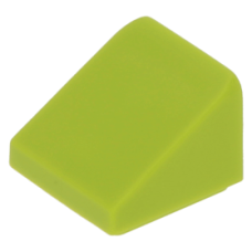 LEGO tetőelem 31°-os 1×1×2/3, lime (54200)