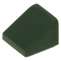 LEGO tetőelem 31°-os 1x1x2/3, sötétzöld (54200)