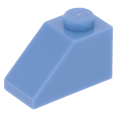 LEGO tetőelem 45°-os 2×1, középkék (3040)