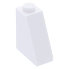 LEGO tetőelem 65°-os 2×1×2, fehér (60481)