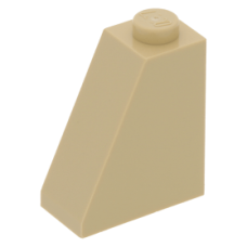 LEGO tetőelem 65°-os 2×1×2, sárgásbarna (60481)