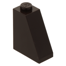 LEGO tetőelem 65°-os 2×1×2, sötétbarna (60481)