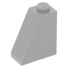 LEGO tetőelem 65°-os 2×1×2, világosszürke (60481)